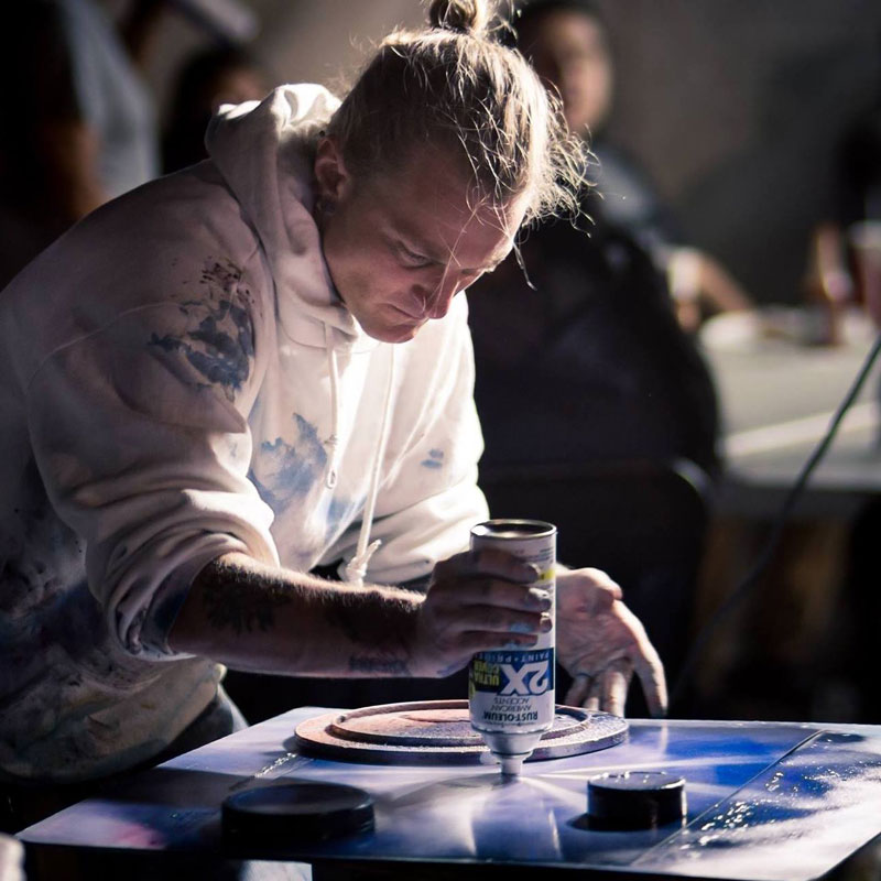 Gypsy RattleCan spray paint artist